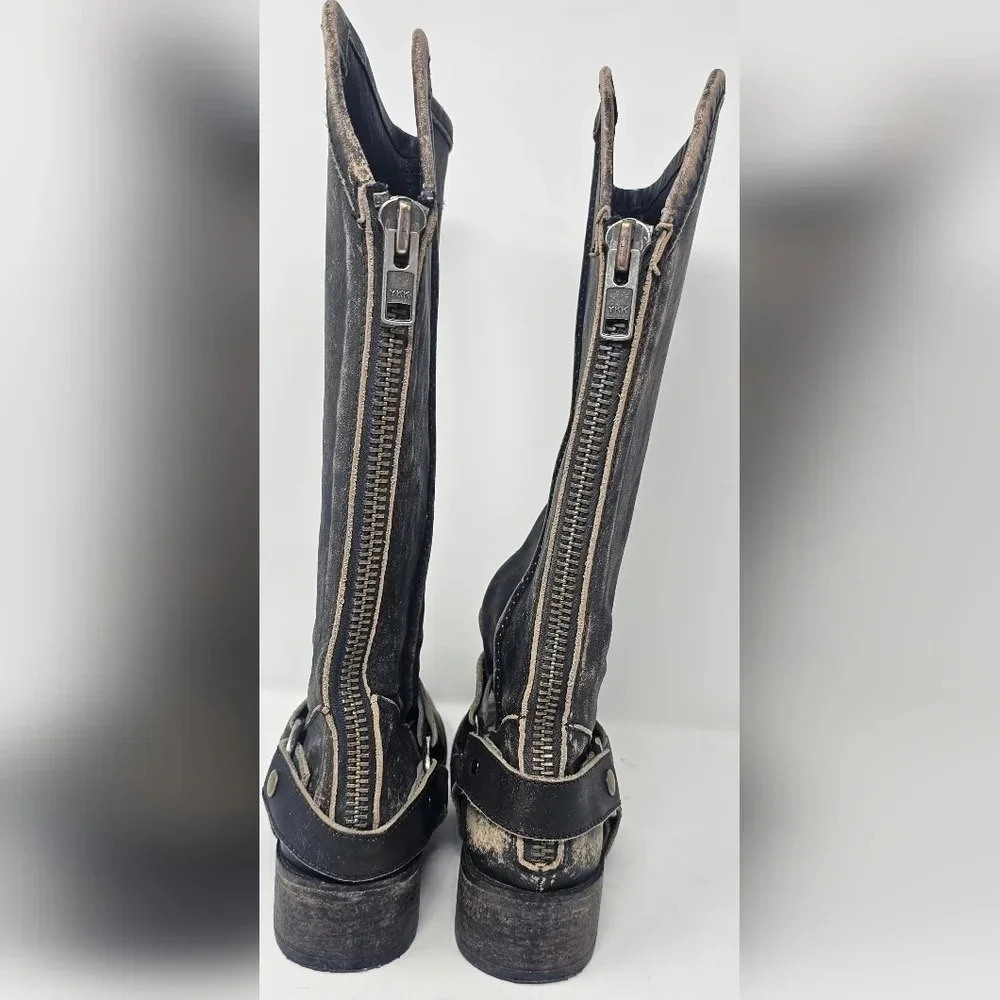 Circle G By Corral P5099  WMNS Distressed Leather Harness Riding Boots Size 5.5 - Picture 4 of 15
